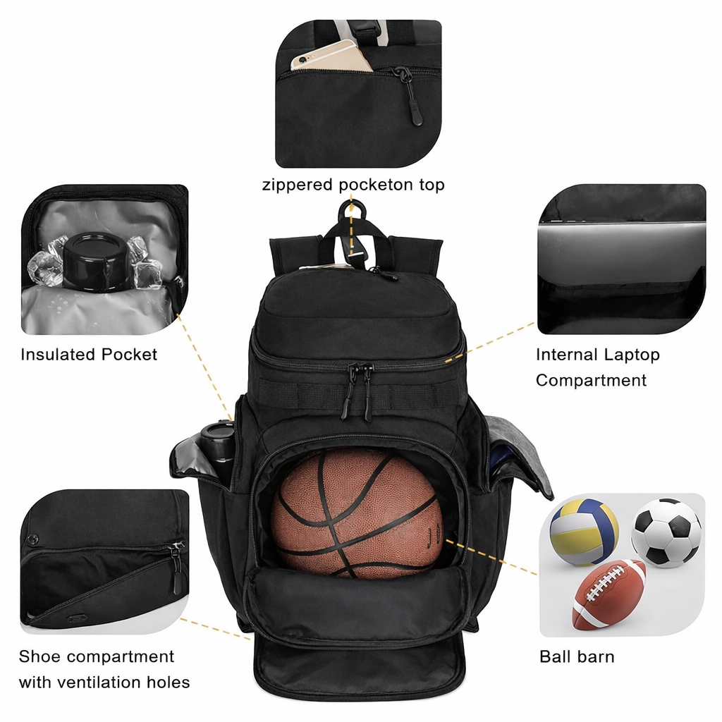 VolleyVault™ Volleyball Backpack 🏐